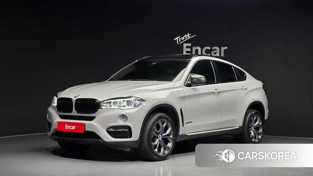 BMW X6 (F16) 2018 Серебристо-серый из Кореи