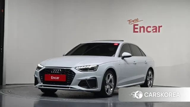 Audi A4 (B9) 2021 Белый из Кореи