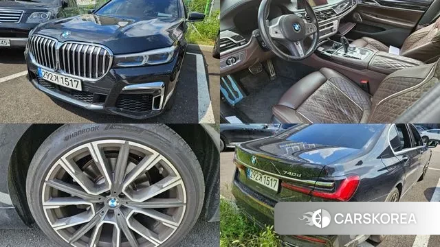 BMW 7 Series (G11) 2022 Черный из Кореи