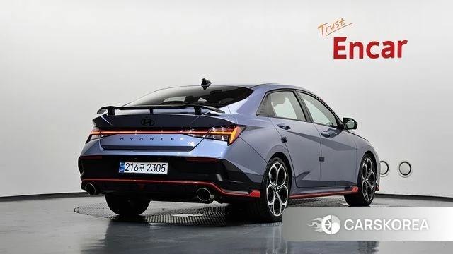 Hyundai The New Avante (CN7) 2025 Светло-серебряный цвет из Кореи