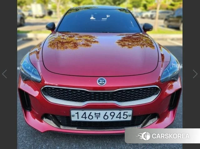 Kia Stinger 2019 Красный из Кореи