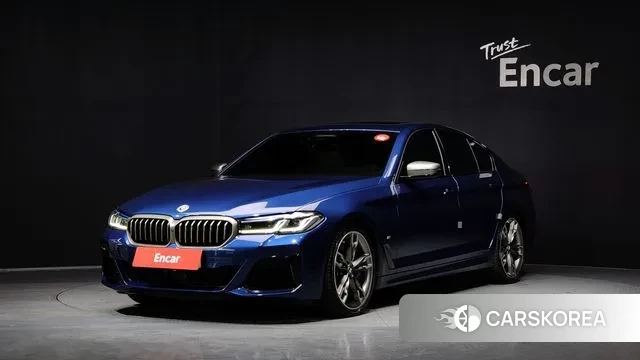 BMW 5 Series (G30) 2020 Синий из Кореи