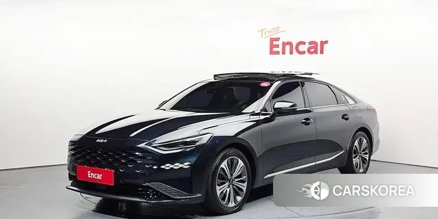 Kia K8 Hybrid 2021 Синий из Кореи