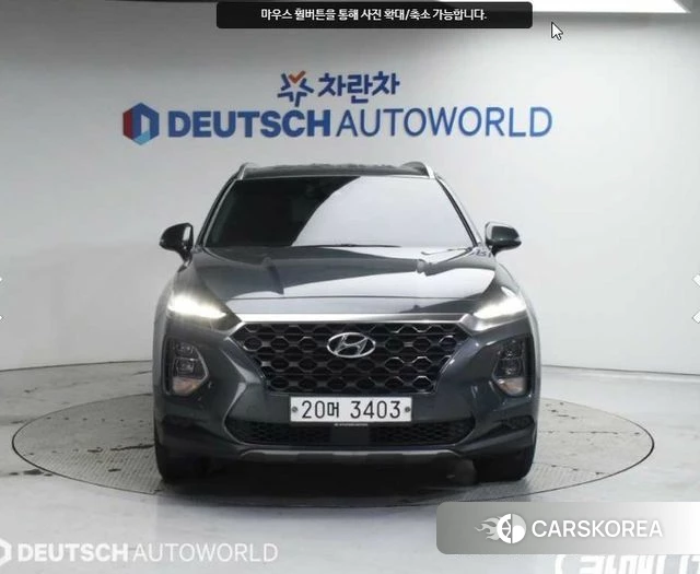 Hyundai Santa Fe TM 2018 Серый из Кореи