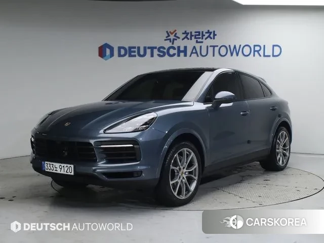 Porsche Cayenne (PO536) 2020 Синий из Кореи