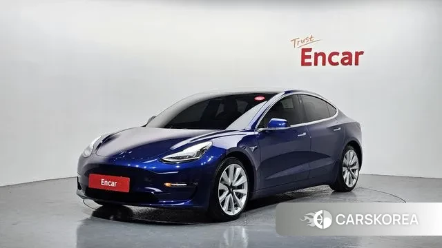 Tesla Model 3 2020 Синий из Кореи