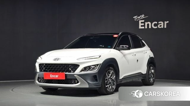 Hyundai The New Kona Hybrid 2022 Белый из Кореи