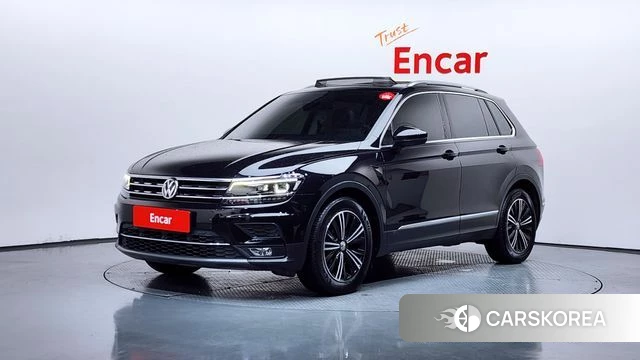 Volkswagen Tiguan second Generation 2019 Синий из Кореи