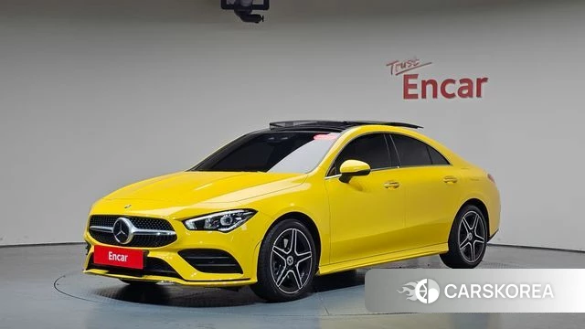 Mercedes-Benz CLA-Class C118 2022 Желтый из Кореи