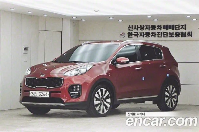 Kia Sportage 4th Generation 2018 Красный из Кореи