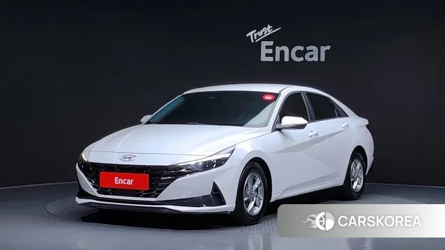 Hyundai Avante (CN7) 2020 Белый из Кореи