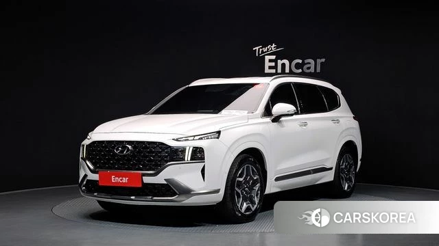 Hyundai The New Santa Fe 2021 Белый из Кореи