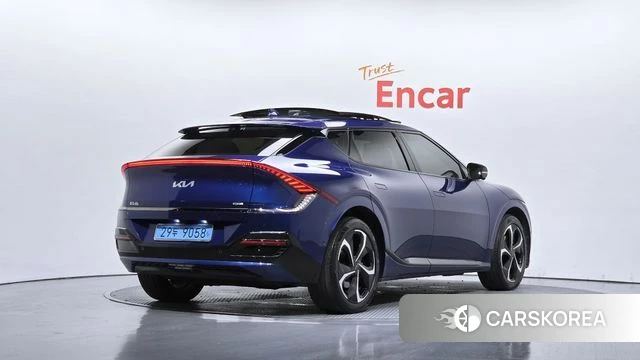 Kia EV6 2022 Синий из Кореи