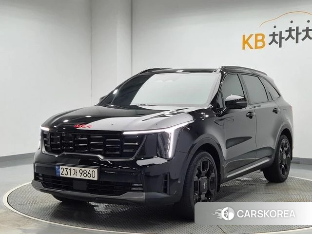 Kia The New Sorento 4th Generation 2024 Черный из Кореи