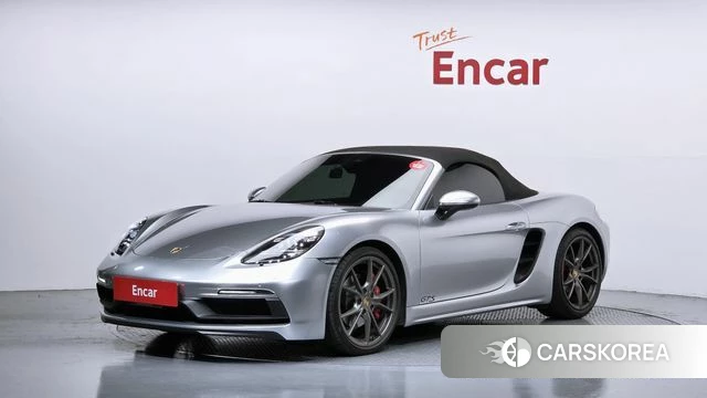 Porsche 718 Boxster 2018 Серебряный из Кореи