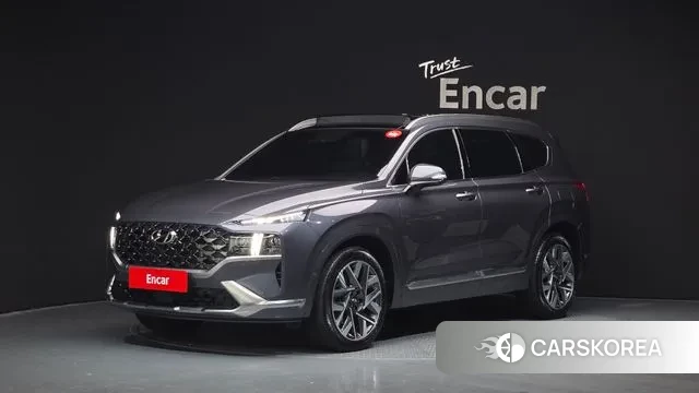 Hyundai The New Santa Fe 2023 Серый из Кореи
