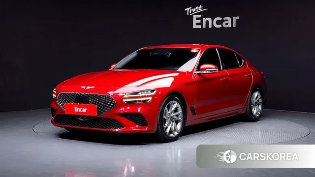 Genesis The New G70 2022 Красный из Кореи