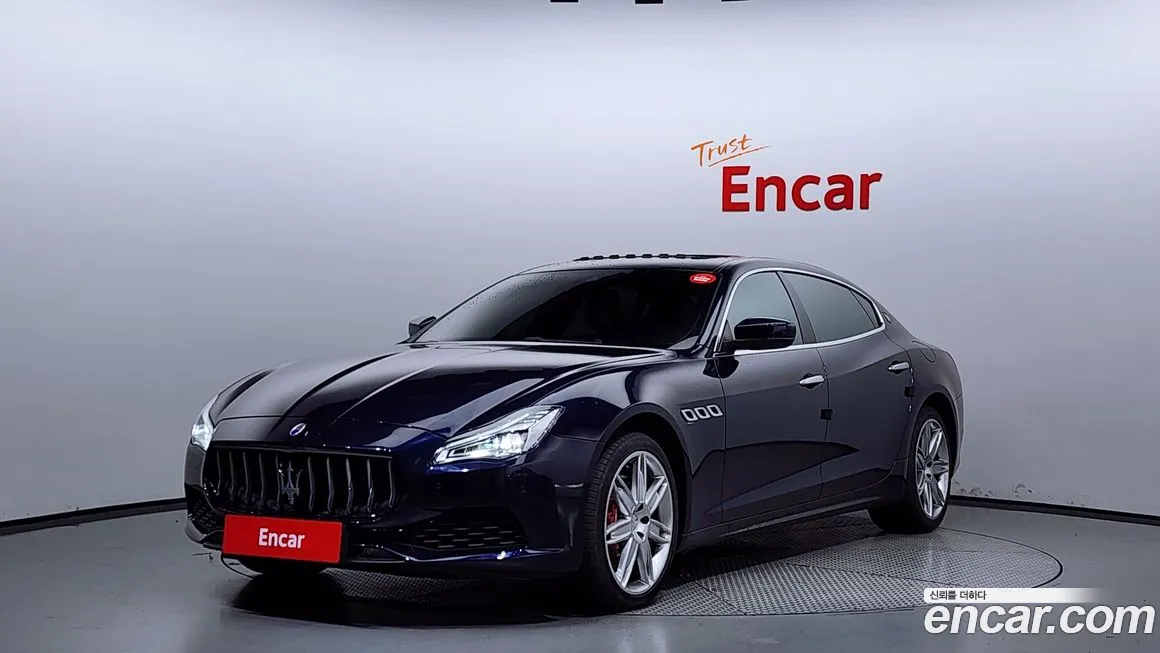 Maserati Quattroporte 2018 Синий из Кореи