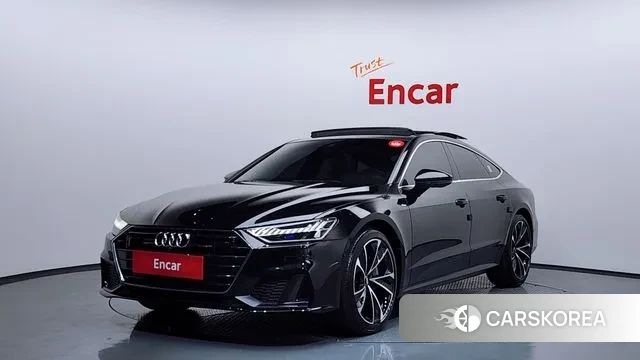 Audi A7 (4K) 2022 Черный из Кореи