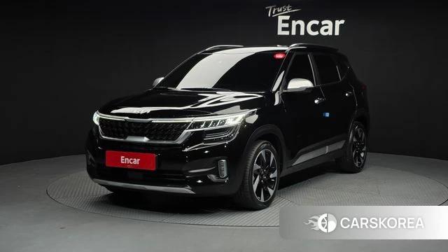 Kia Seltos 2021 Черный из Кореи