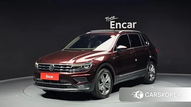 Volkswagen Tiguan second Generation 2018 Фиолетовый из Кореи