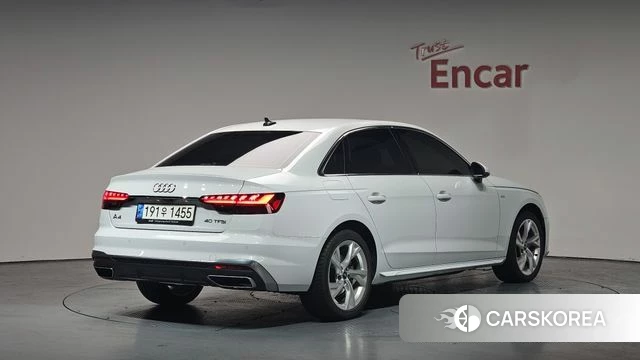 Audi A4 (B9) 2021 Белый из Кореи