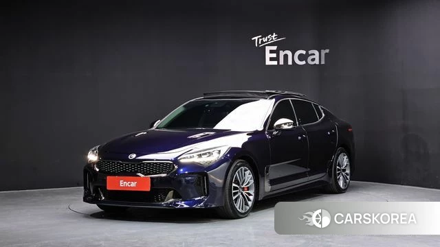 Kia Stinger 2018 Синий из Кореи