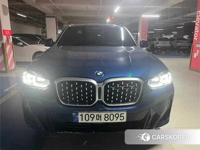 BMW X4 (G02) 2023 Синий из Кореи
