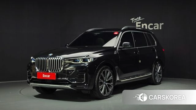BMW X7 (G07) 2019 Черный из Кореи