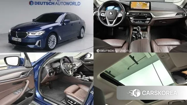 BMW 5 Series (G30) 2020 Синий из Кореи