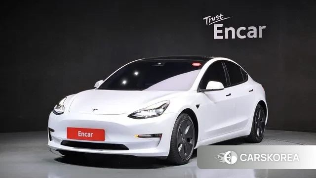 Tesla Model 3 2021 Белый из Кореи