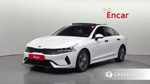 Kia K5 Hybrid 3rd Generation 2021 Белый из Кореи