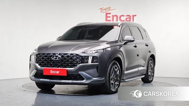 Hyundai The New Santa Fe 2021 Серый из Кореи