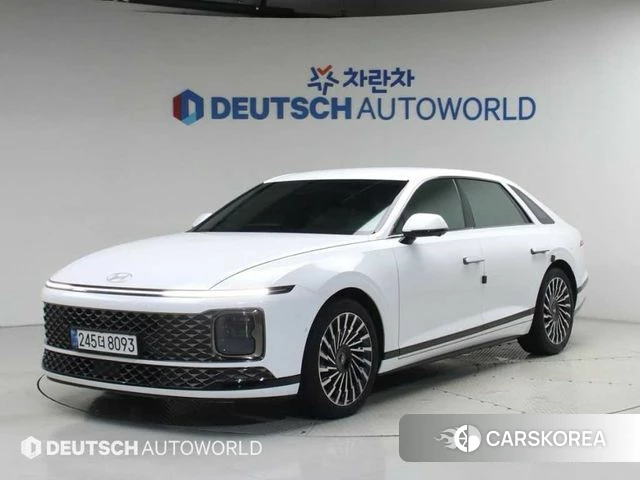 Hyundai Grandeur Hybrid (GN7) 2024 Белый из Кореи