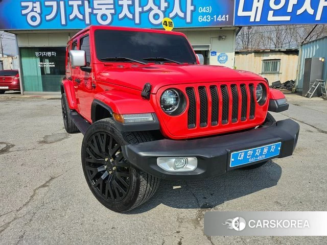 Jeep Wrangler (JL) 2021 Красный из Кореи
