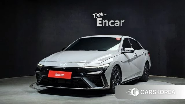 Hyundai The New Avante (CN7) 2024 Серебристо-серый из Кореи