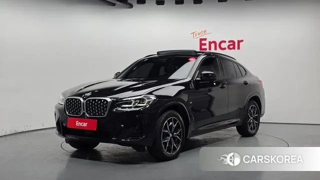 BMW X4 (G02) 2021 Черный из Кореи