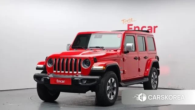 Jeep Wrangler (JL) 2023 Красный из Кореи