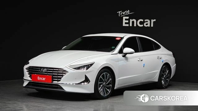 Hyundai Sonata Hybrid (DN8) 2021 Белый из Кореи