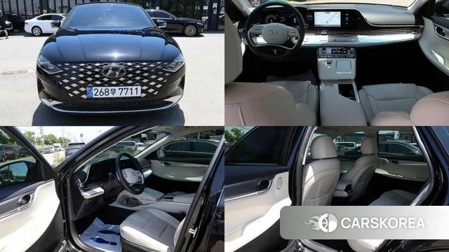 Hyundai The New Grandeur IG Hybrid 2022 Черный из Кореи