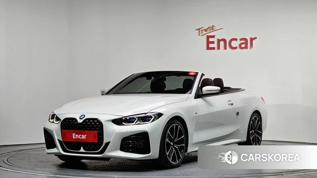 BMW 4 Series (G22) 2021 Белый из Кореи