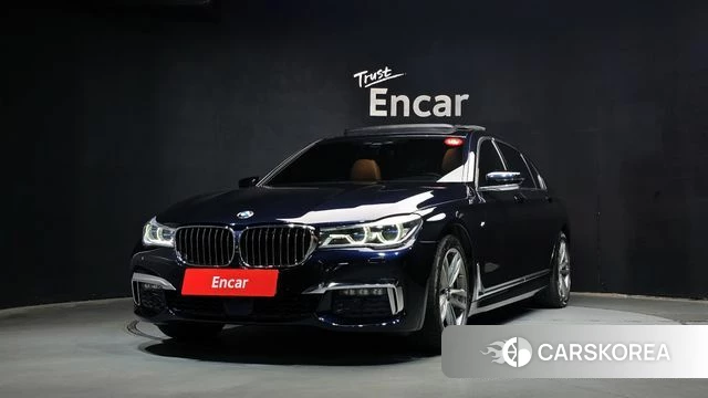 BMW 7 Series (G11) 2018 Черный из Кореи