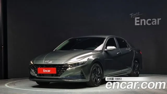 Hyundai Avante Hybrid (CN7) 2021 Серый из Кореи