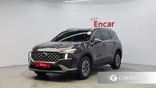 Hyundai The New Santa Fe 2023 Серый из Кореи