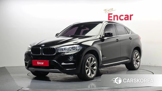 BMW X6 (F16) 2019 Черный из Кореи