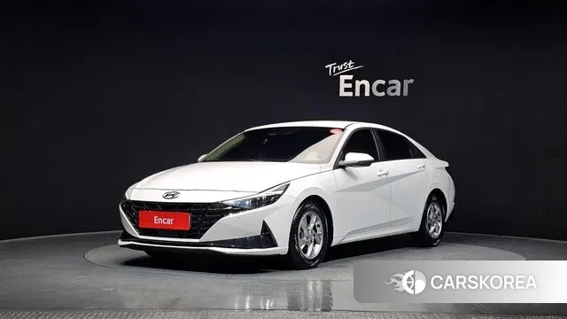 Hyundai Avante (CN7) 2021 Белый из Кореи