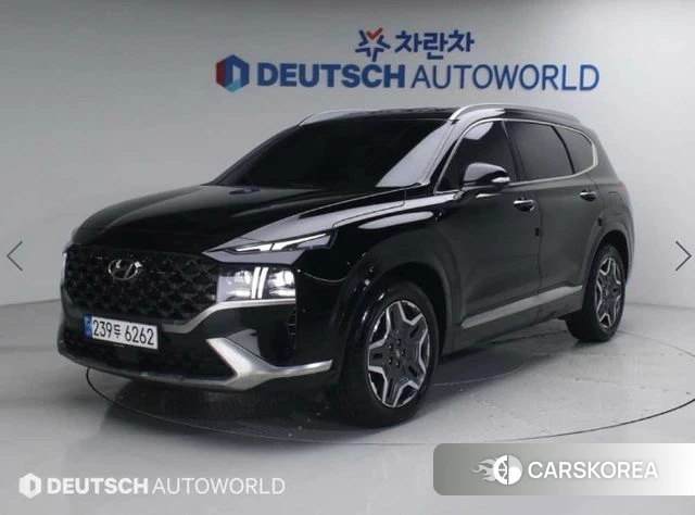 Hyundai The New Santa Fe 2023 Черный из Кореи