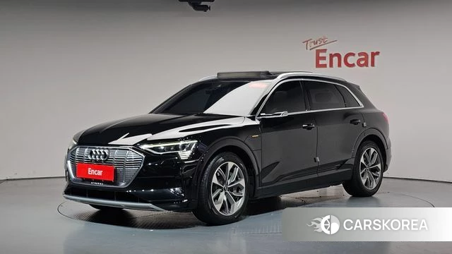 Audi e-Tron 2021 Черный из Кореи
