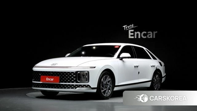 Hyundai Grandeur Hybrid (GN7) 2025 Белый из Кореи