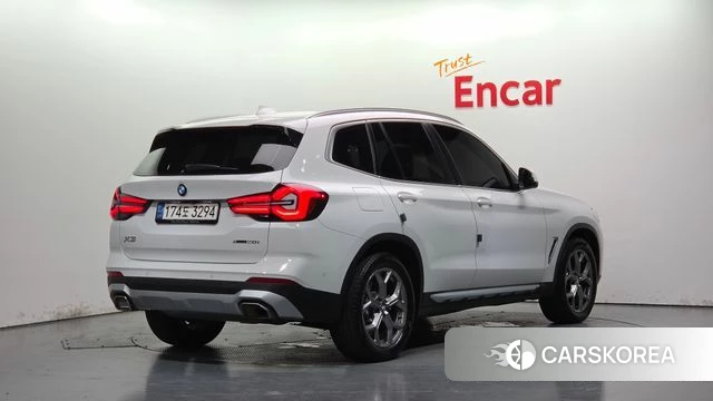 BMW X3 (G01) 2022 Белый из Кореи